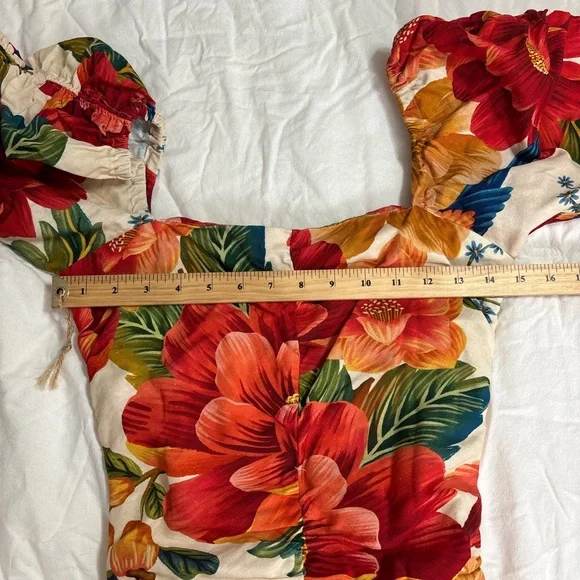 FARM Rio Floral Off-Shoulder Mini Dress - Picture 4 of 8